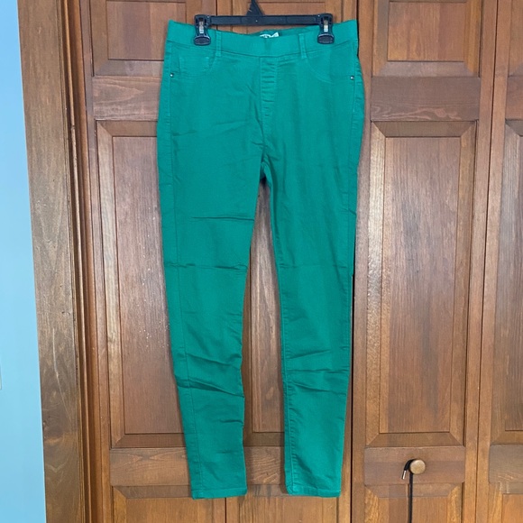 dp denim Vibrant Green Women's Skinny Jeans Size 14R - Picture 2 of 7